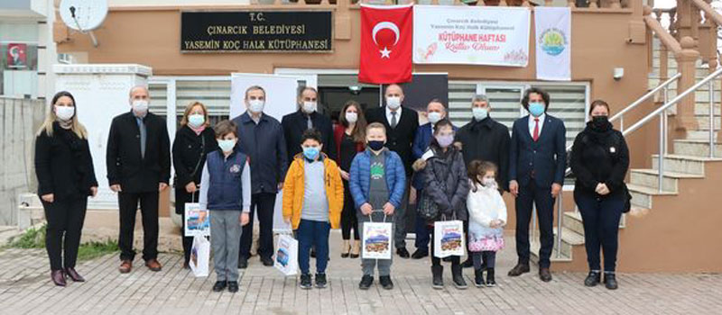 ÇINARCIK'DA KÜTÜPHANE HAFTASI KUTLANDI