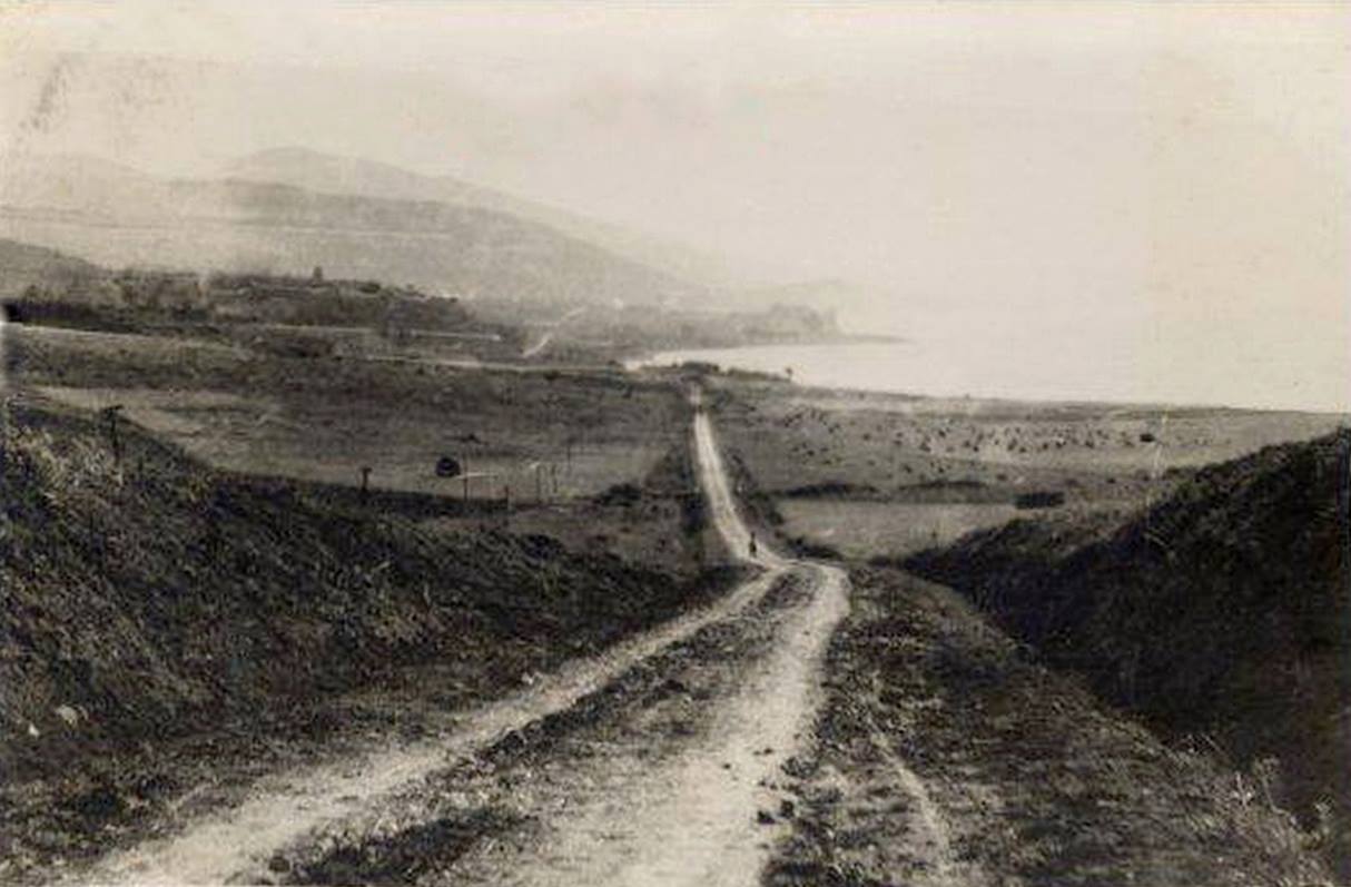 1956 YILINDA ÇINARCIK'A GİDEN TOPRAK YOL