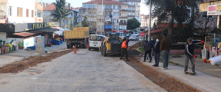 ÇINARCIK'DA ALT YAPI ÇALIŞMALARI