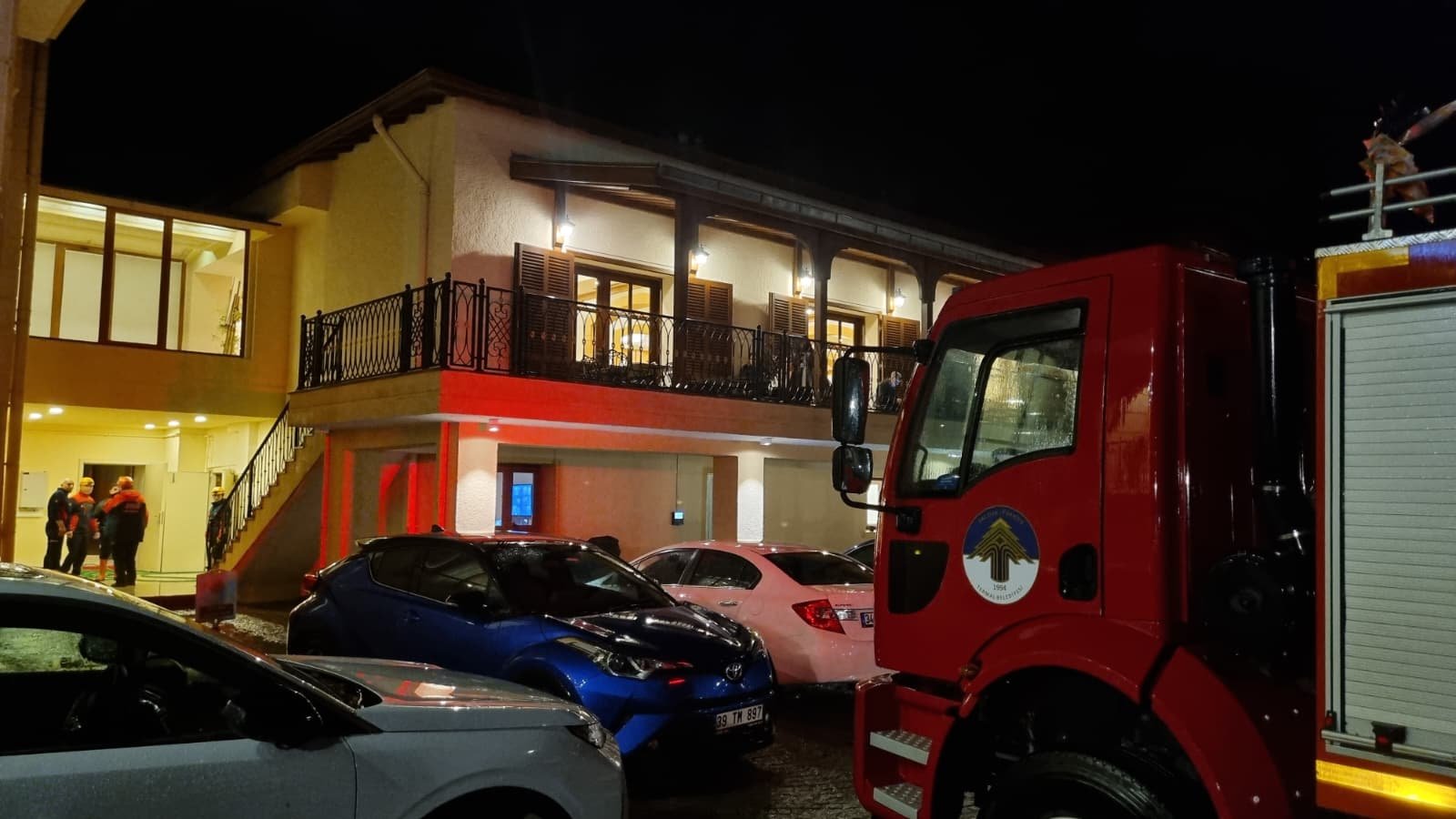 TERMAL TBMM DİNLENME TESİSİNDE YANGIN