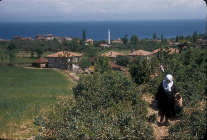 1955 YILINDA AKKÖY KORUKÖY YOLU