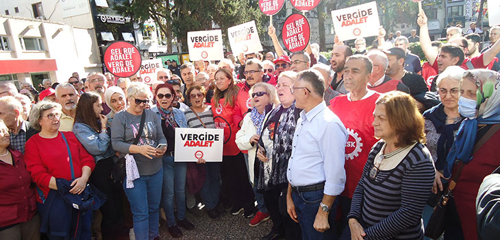 DİSK ANKARA YÜRÜYÜŞÇÜLERİ YALOVA'DA