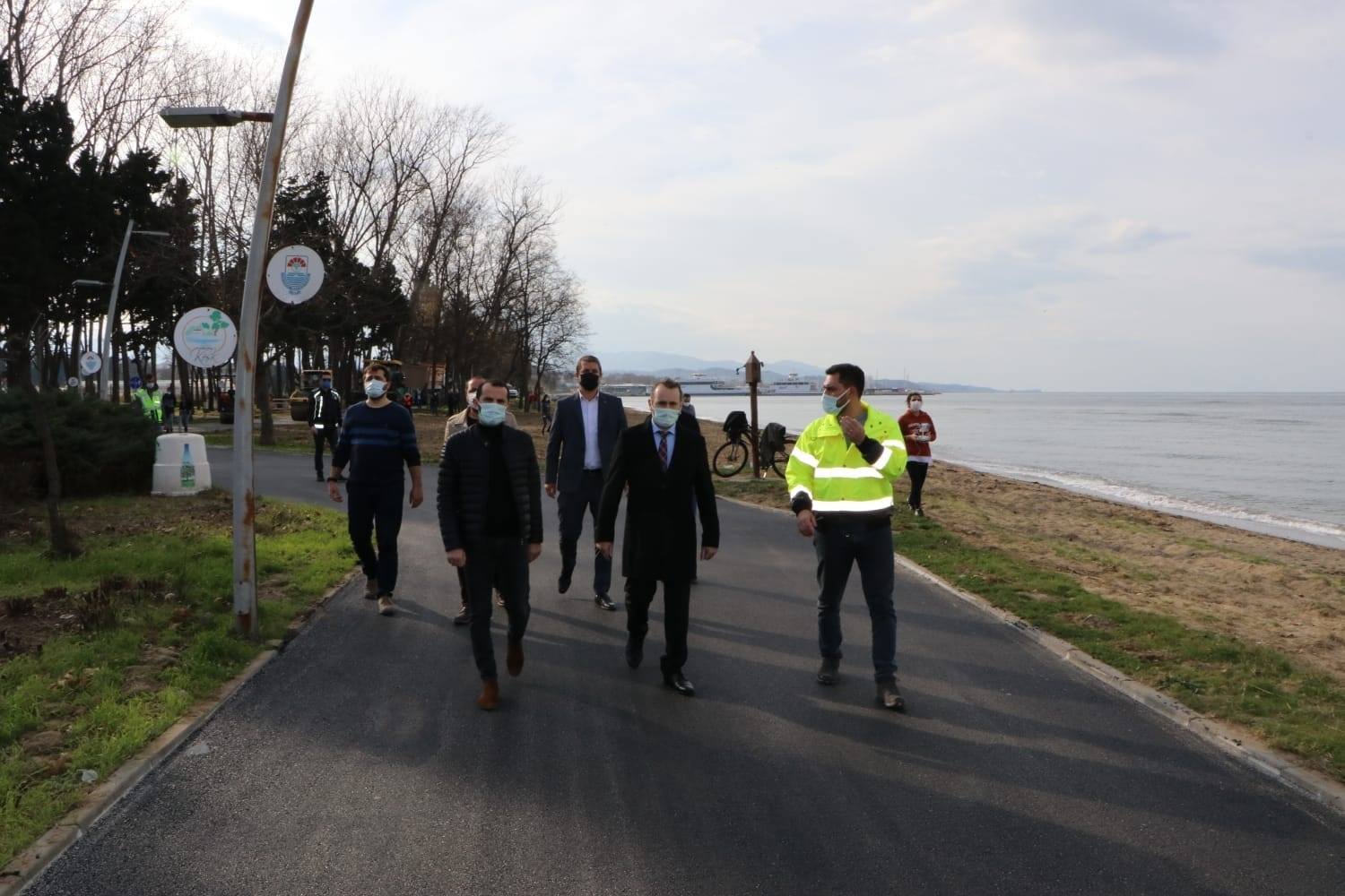 TUTUK, DOĞU SAHİL BANDINDA İNCELEME YAPTI