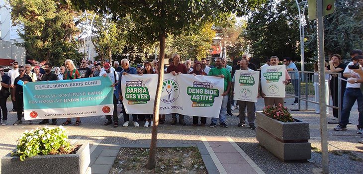 1 EYLÜL DÜNYA BARIŞ GÜNÜNDE AÇIKLAMA