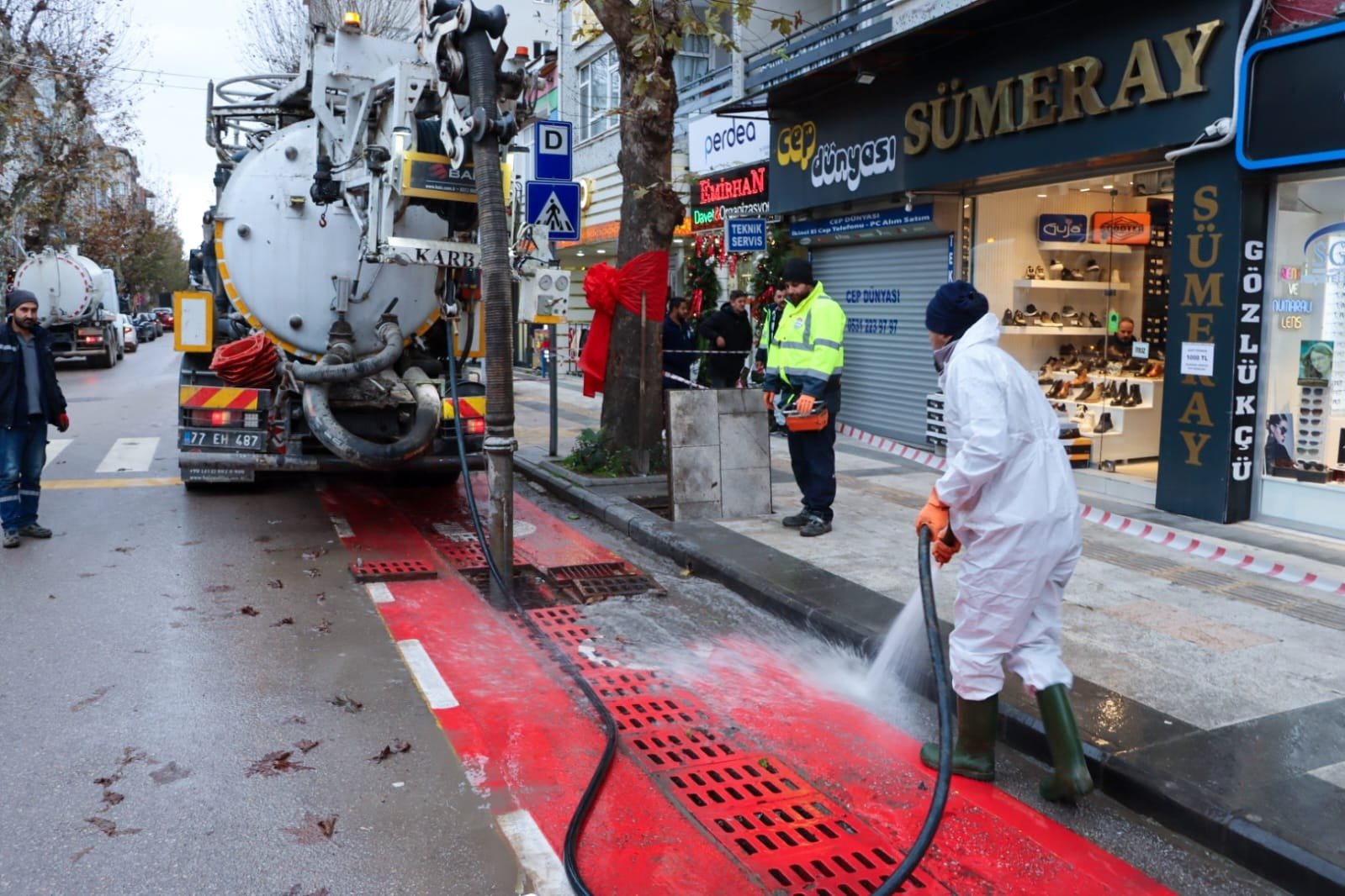 BELEDİYE ÇALIŞMALAR ARALIKSIZ SÜRÜYOR