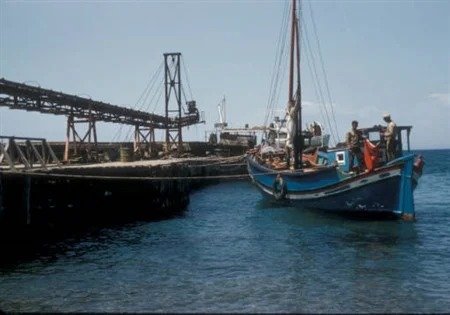 1952 YILINDA ÇINARCIK İSKELESİ YAPILIRKEN