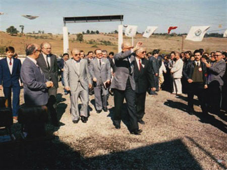 1988 YILI SHP LİDERİ İNÖNÜ YALOVA'DA 