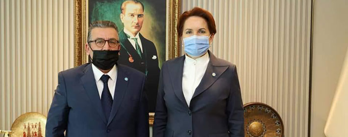 İYİ PARTİ YÖNETİMİNDEN AKŞENER'E ZİYARET