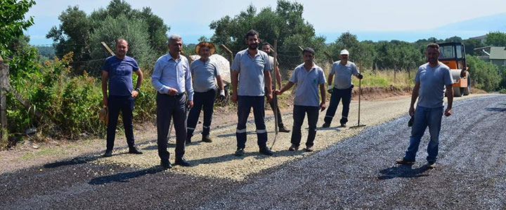 KAYTAZDERE'DE ASFALT ÇALIŞMALARI