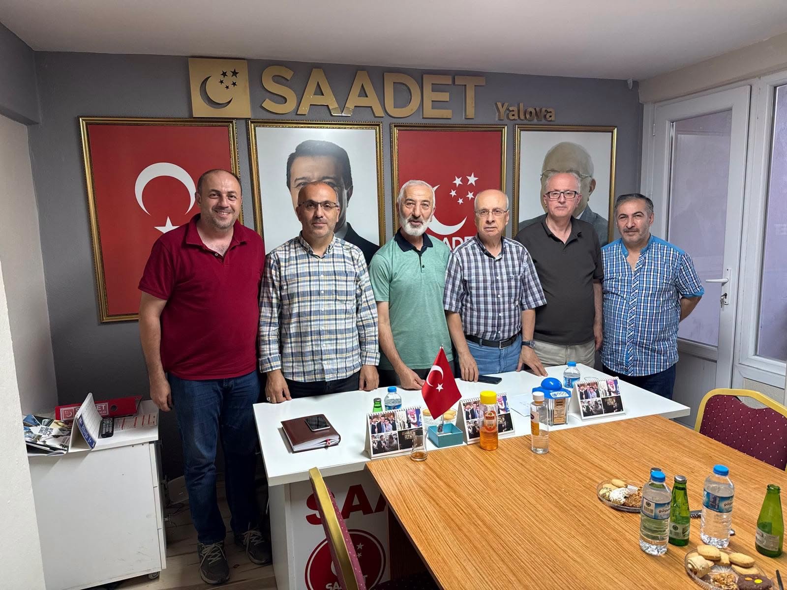 SAADET PARTİSİNE YENİ YAŞAMDAN ZİYARET