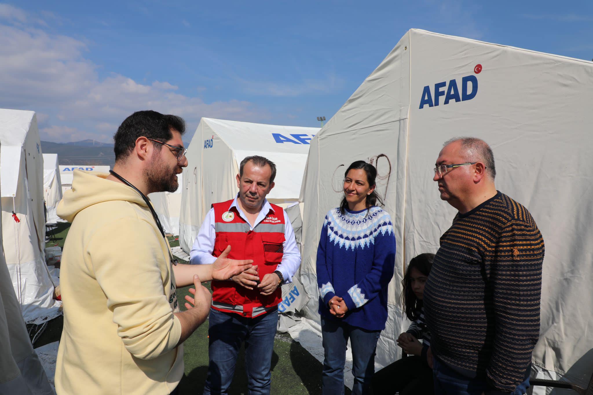 SALMAN, DEPREM BÖLGESİ HATAY'DA