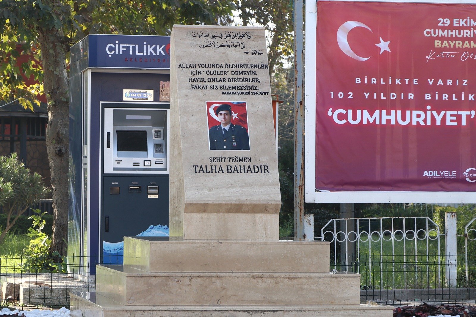 ÇİFTLİKKÖY'DE ŞEHİT TALHA BAHADIR’A VEFA