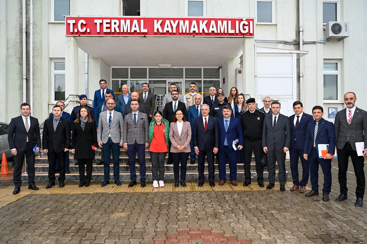 VALİ TERMAL'DE İNCELEMELERDE BULUNDU