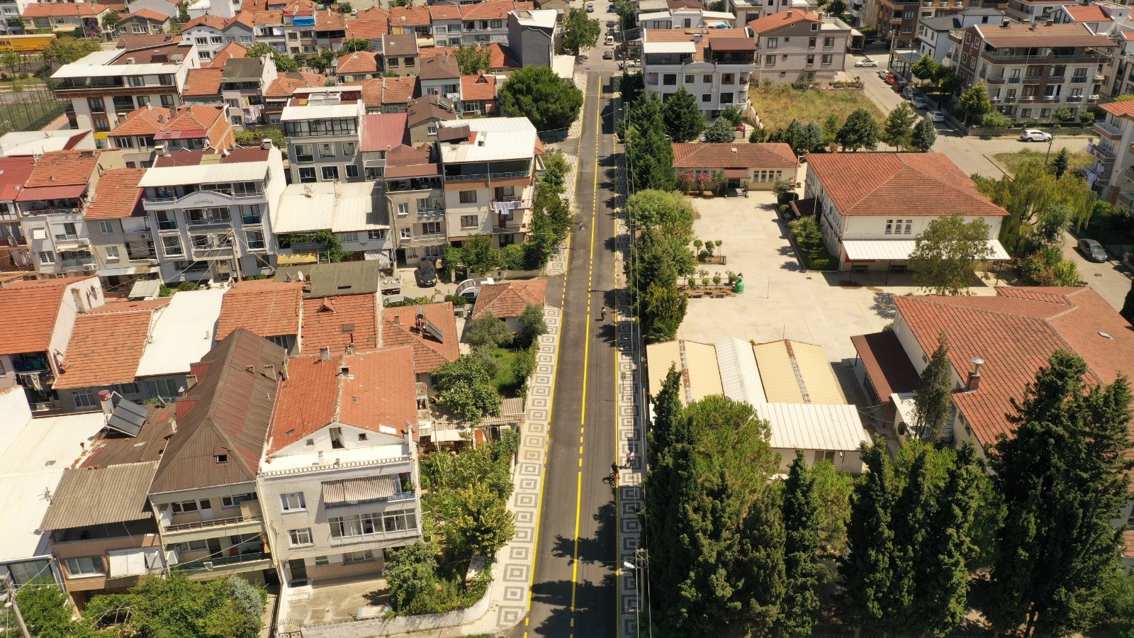 MİLLET CADDESİ’NDE ÇALIŞMALAR BİTTİ