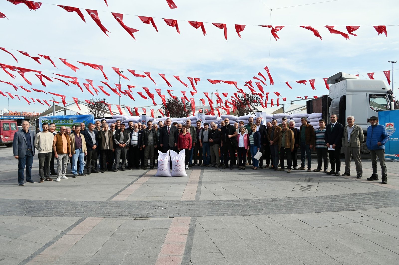 BELEDİYEDEN BUĞDAY TOHUMU DESTEĞİ