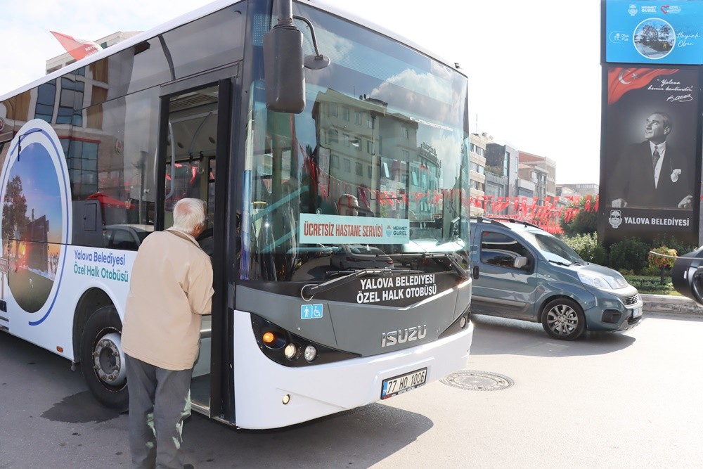 HASTANEYE ÜCRETSİZ ULAŞIM SEFERi BAŞLADI