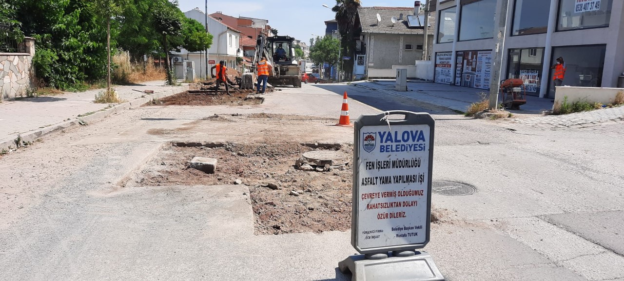 VATAN CADDESİNDE ASFALT ÇALIŞMALARI