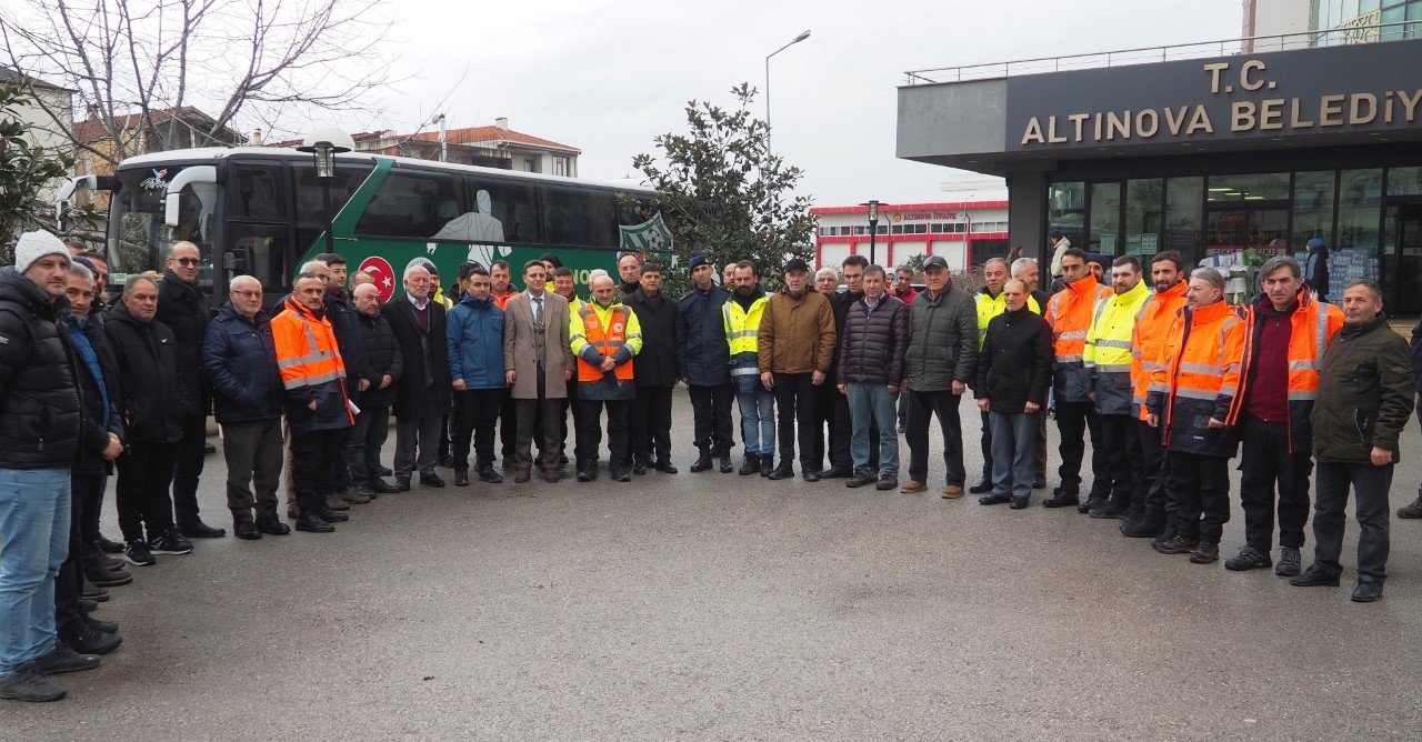 ALTINOVA BELEDİYE BAŞKANI ORAL HATAY'DA