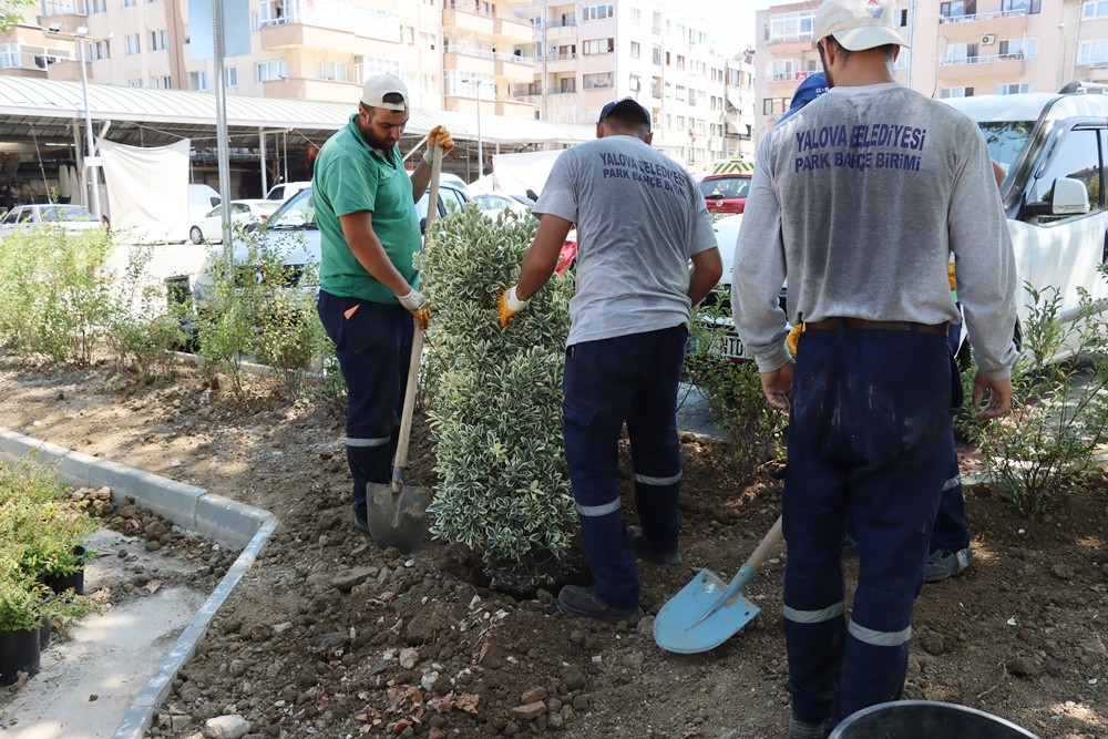 MAHAÇKALE PARKI’NDA ÇALIŞMA SÜRÜYOR