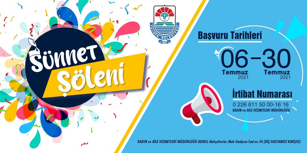 SÜNNET ŞÖLENİ İÇİN BAŞVURULAR BAŞLIYOR