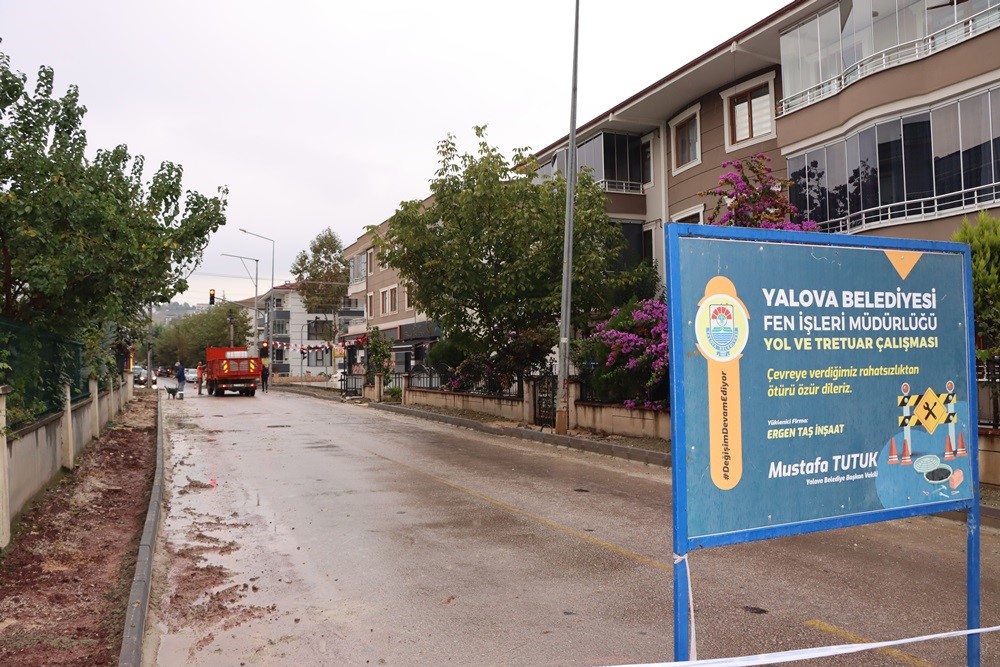 YALOVA'DA TRETUVARLAR YENİLENİYOR