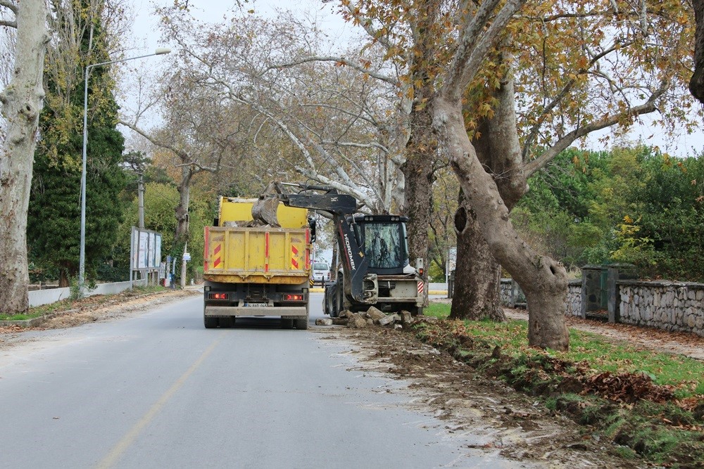 TERMAL YOLUNDA TRETUVAR ÇALIŞMASI