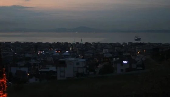 ÇİFTLİKKÖY BAYRAKTEPE'DEN GÜN BATIMI