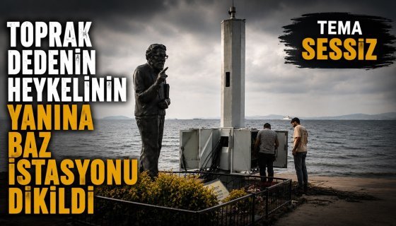 TOPRAK DEDE HEYKELİNE BAZ İSTASYONU